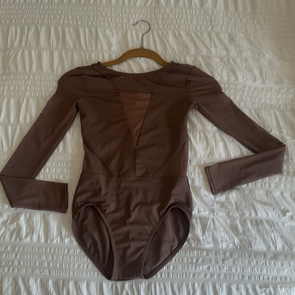 NWOT Balera Nude Dance Leotard ballet lyrical costume  Medium Child
